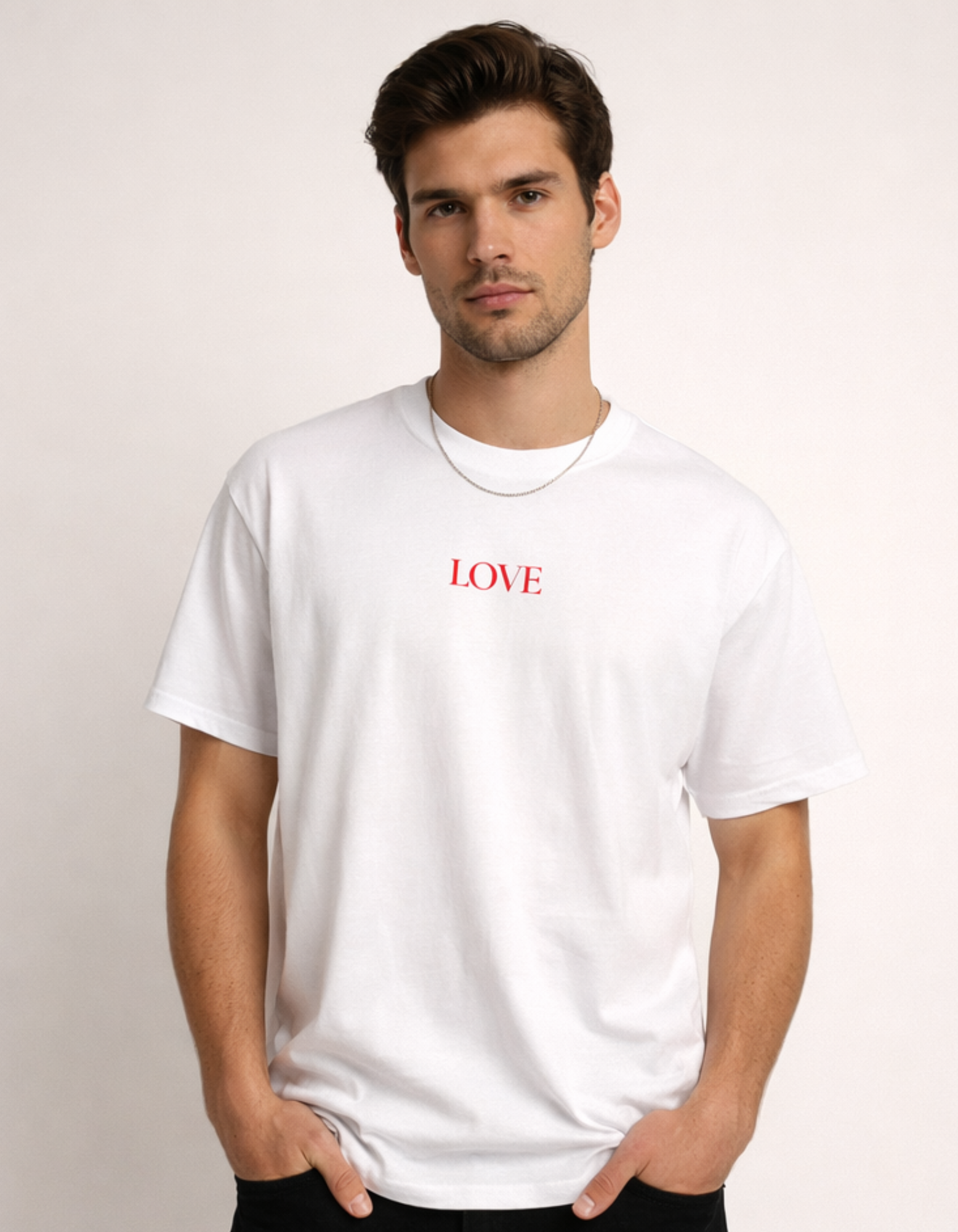 LOVE Edition – Premium White T-Shirt