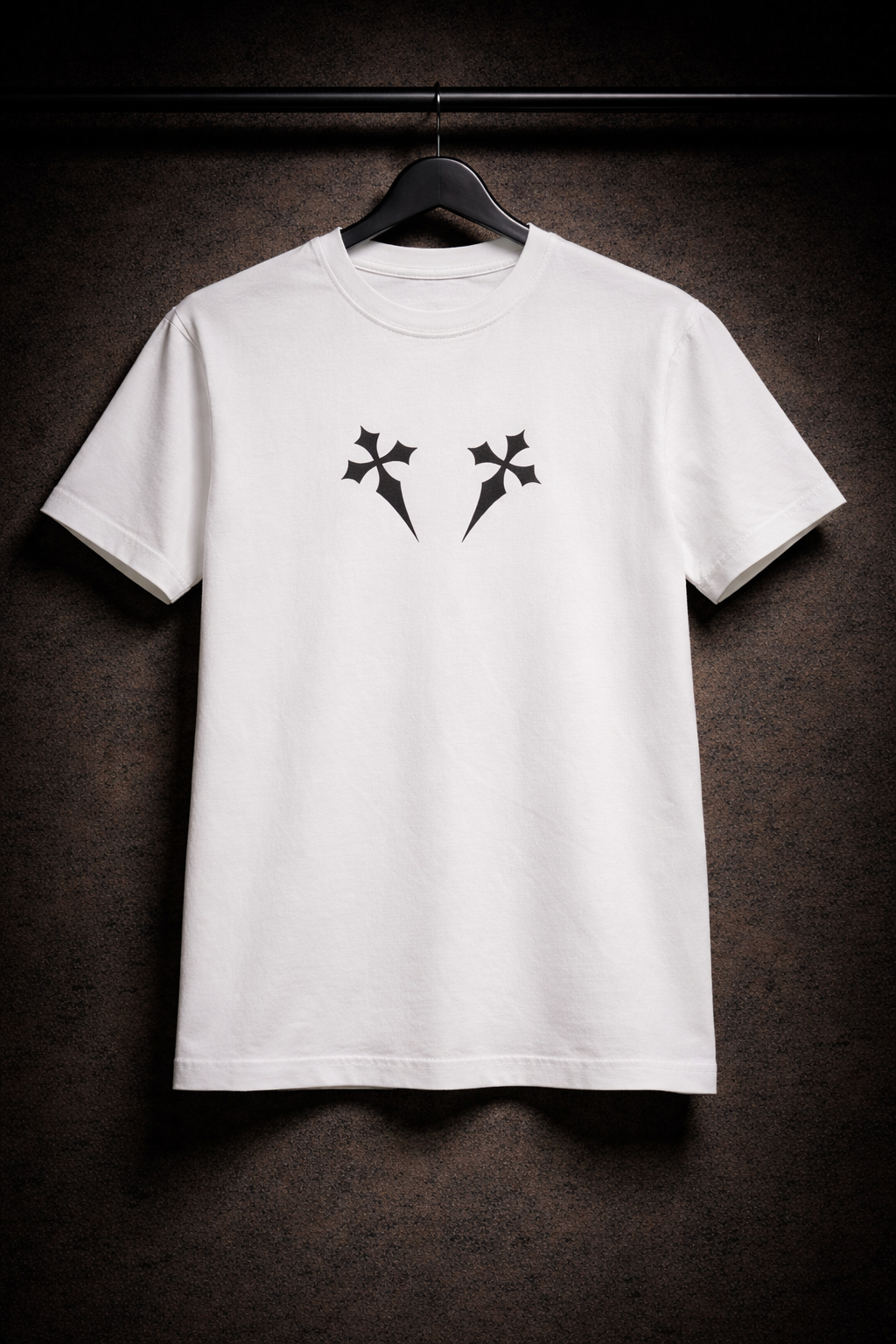 Dual Cross Graphic T-Shirt