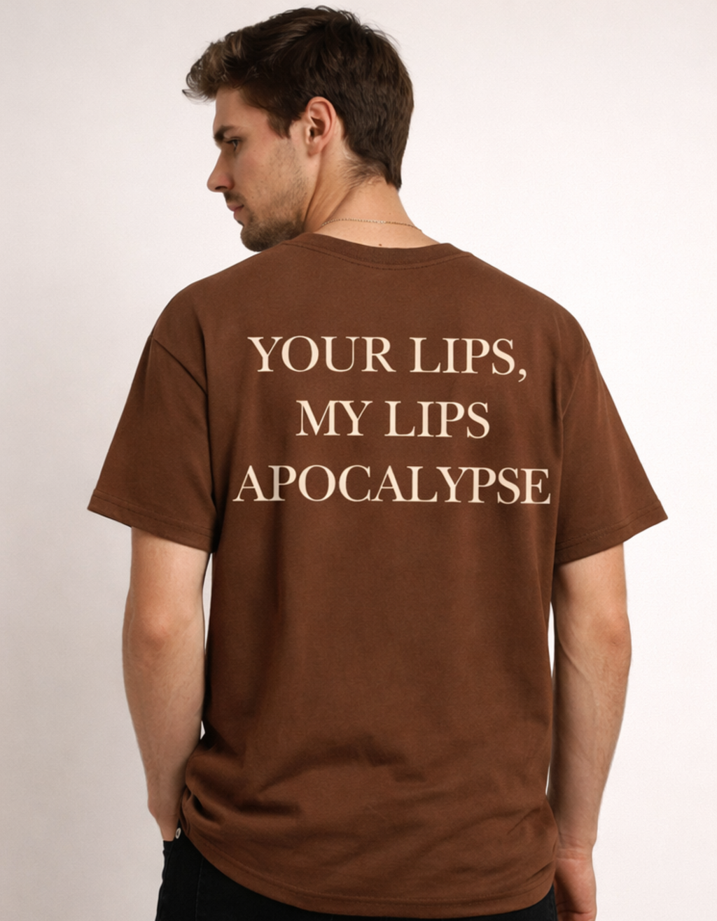 Cigarettes After Sex Quote T-Shirt – Brown